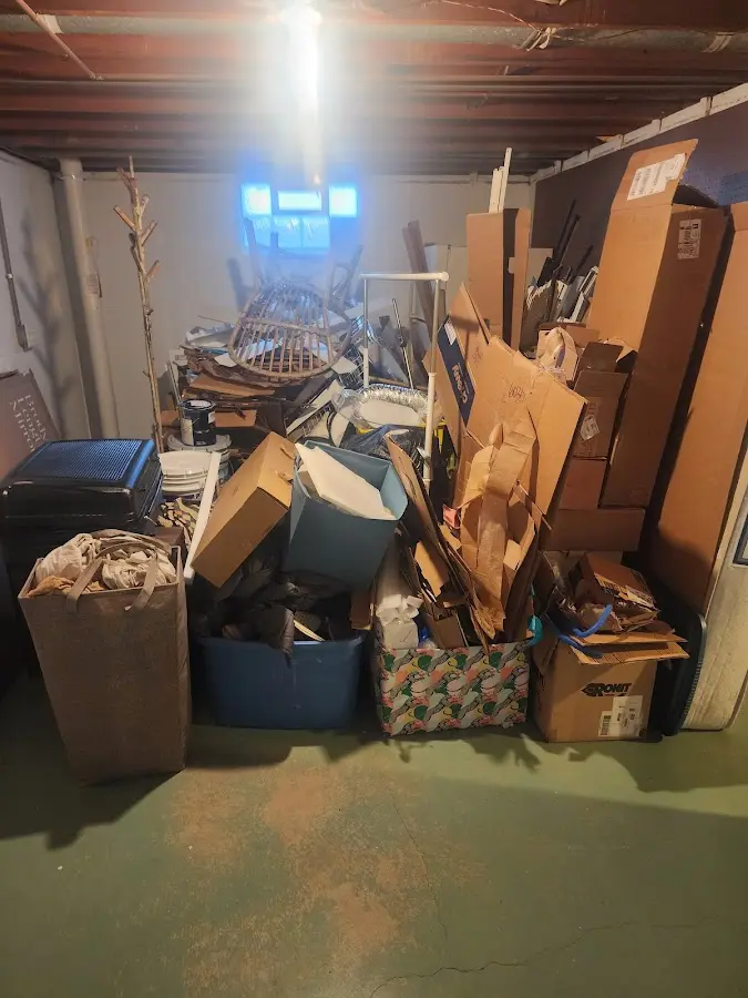 Roll-off dumpster container at job site for Construction Dumpster Rental in Archdale